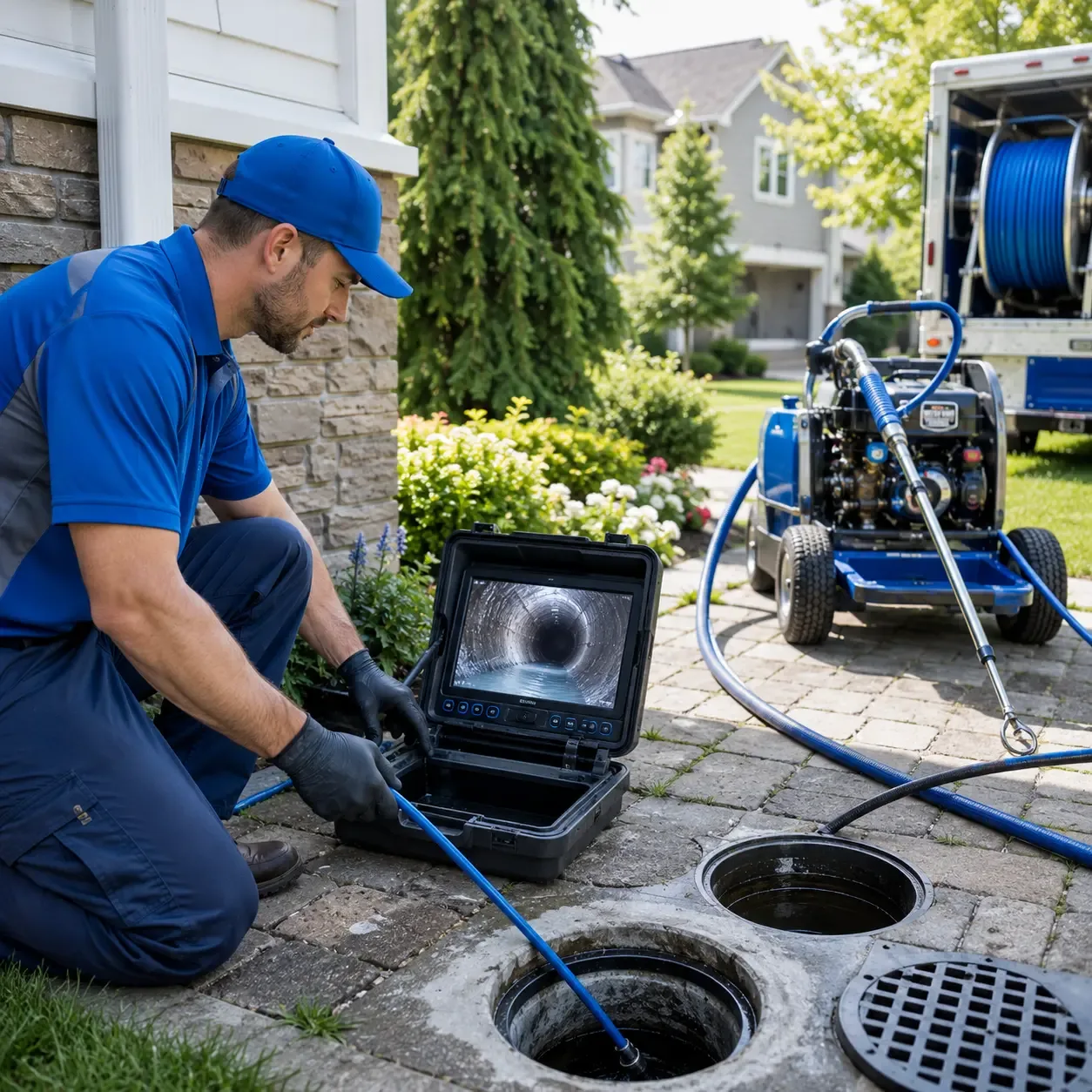 Outdoor drain cleaning professionals serving Cherokee, KS